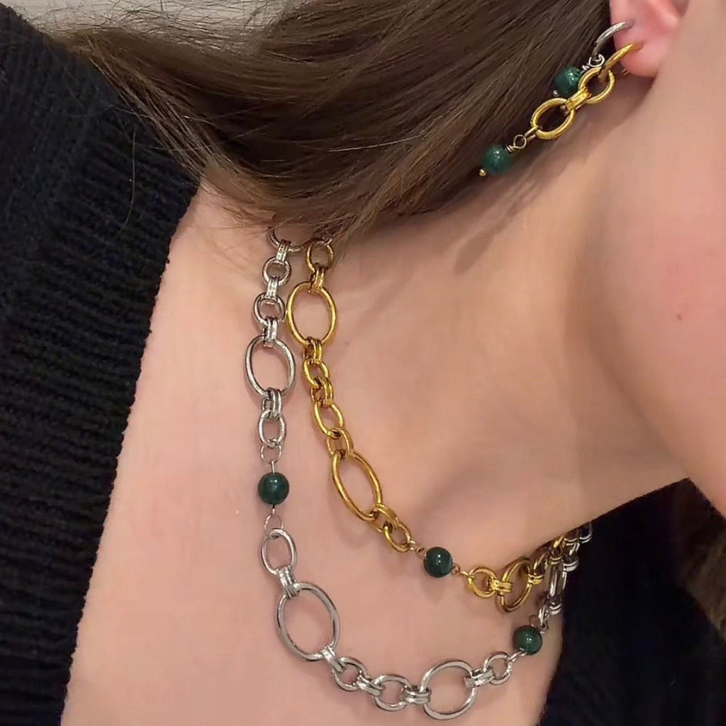 Collier Calista - Malachite