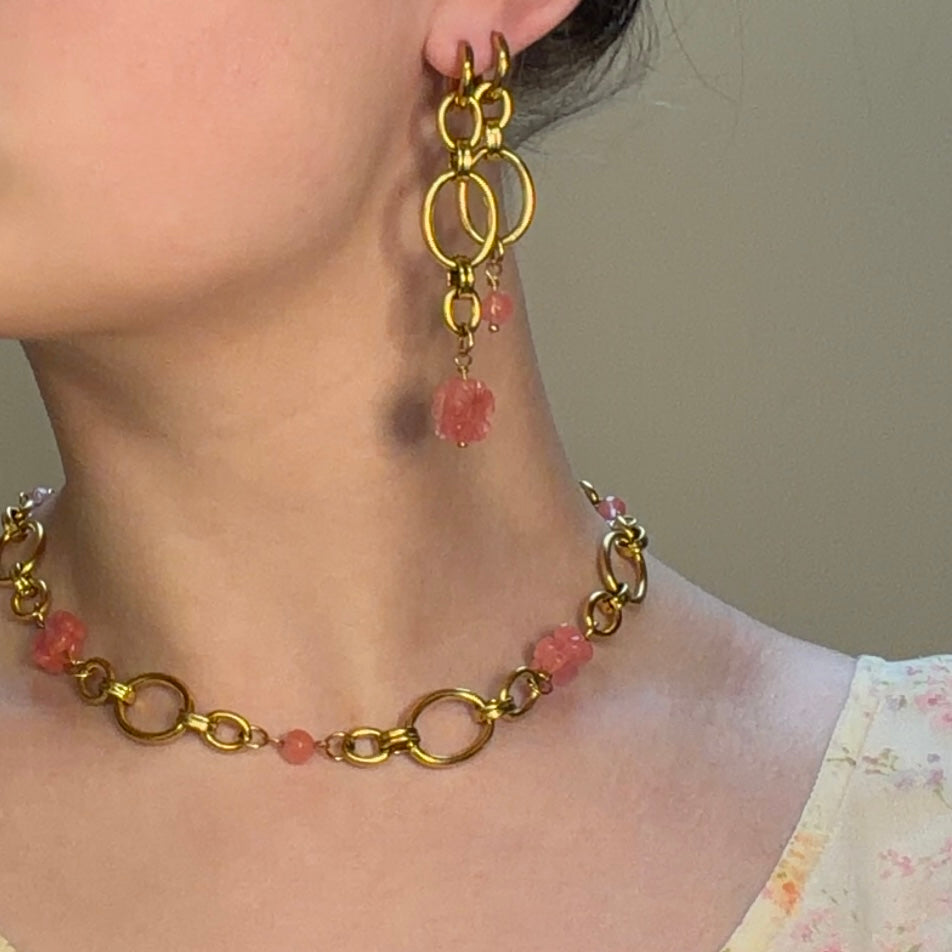 Boucles d'oreilles Floral