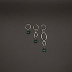 Boucles d’oreilles Calista 1 - Malachite