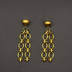 Boucles d’oreilles Sépia